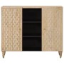 Armario auxiliar madera maciza de mango 90x33x75 cm de , Aparadores - Ref: Foro24-358276, Precio: 150,38 €, Descuento: %