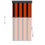 Estor enrollable de exterior naranja y marrón 80x250 cm de vidaXL, Persianas y estores - Ref: Foro24-145954, Precio: 39,46 €,...