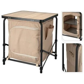 Redcliffs Mesa de camping con armario beige 48x48x53,5 cm de , Mobiliario de camping - Ref: Foro24-447567, Precio: 58,33 €, D...