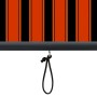 Estor enrollable de exterior naranja y marrón 80x250 cm de vidaXL, Persianas y estores - Ref: Foro24-145954, Precio: 39,46 €,...