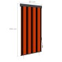 Estor enrollable de exterior naranja y marrón 80x250 cm de vidaXL, Persianas y estores - Ref: Foro24-145954, Precio: 39,46 €,...