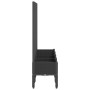 Jardinera con enrejado PP negro 160x40x142 cm de , Maceteros y jardineras - Ref: Foro24-367933, Precio: 153,31 €, Descuento: %