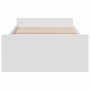 Cama con cajones madera de ingeniería blanca 75x190 cm de , Camas y somieres - Ref: Foro24-3280349, Precio: 114,61 €, Descuen...
