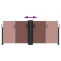 Toldo lateral retráctil marrón 100x600 cm de , Sombrillas - Ref: Foro24-4004584, Precio: 102,58 €, Descuento: %