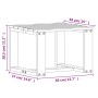 Juego de muebles de jardín 3 pzas madera maciza abeto Douglas de , Sillas de jardín - Ref: Foro24-832633, Precio: 102,64 €, D...