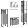 Set de muebles de baño 4 pzas madera contrachapada gris sonoma de , Muebles de baño - Ref: Foro24-3214708, Precio: 246,88 €, ...