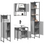 Set de muebles de baño 4 pzas madera contrachapada gris sonoma de , Muebles de baño - Ref: Foro24-3214708, Precio: 246,88 €, ...