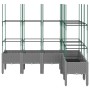 Jardinera con enrejado PP gris claro 160x120x142,5 cm de , Maceteros y jardineras - Ref: Foro24-367967, Precio: 99,81 €, Desc...
