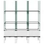 Jardinera con enrejado PP blanco 120x40x142,5 cm de , Maceteros y jardineras - Ref: Foro24-367959, Precio: 58,15 €, Descuento: %