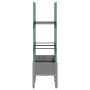 Jardinera con enrejado PP gris claro 80x40x142,5 cm de , Maceteros y jardineras - Ref: Foro24-367952, Precio: 42,00 €, Descue...