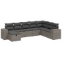Set de sofás de jardín 8 pzas y cojines ratán sintético gris de , Conjuntos de jardín - Ref: Foro24-3264516, Precio: 495,68 €...