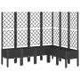 Jardinera con enrejado PP negro 160x120x142 cm de , Maceteros y jardineras - Ref: Foro24-367938, Precio: 200,36 €, Descuento: %