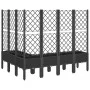 Jardinera con enrejado PP negro 160x120x142 cm de , Maceteros y jardineras - Ref: Foro24-367938, Precio: 200,36 €, Descuento: %