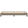 Estructura de cama tela gris taupe 120x190 cm de , Camas y somieres - Ref: Foro24-379486, Precio: 96,21 €, Descuento: %