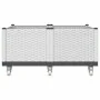 Jardinera con ruedas PP blanco 100x80x54 cm de , Maceteros y jardineras - Ref: Foro24-367992, Precio: 169,65 €, Descuento: %