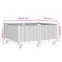 Jardinera con ruedas PP blanco 100x80x54 cm de , Maceteros y jardineras - Ref: Foro24-367992, Precio: 172,52 €, Descuento: %