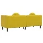 Sofá con cojines 3 plazas terciopelo amarillo de , Sofás - Ref: Foro24-372648, Precio: 248,13 €, Descuento: %