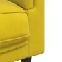 Sofá con cojines 3 plazas terciopelo amarillo de , Sofás - Ref: Foro24-372648, Precio: 248,13 €, Descuento: %