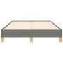 Dark gray fabric bed frame 120x190 cm by , Beds and slatted bases - Ref: Foro24-379490, Price: 91,52 €, Discount: %