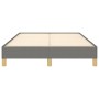 Estructura de cama tela gris oscuro 120x190 cm de , Camas y somieres - Ref: Foro24-379490, Precio: 114,44 €, Descuento: %
