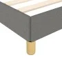 Dark gray fabric bed frame 120x190 cm by , Beds and slatted bases - Ref: Foro24-379490, Price: 91,52 €, Discount: %