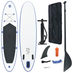 Set de tabla inflable de paddle surf SUP azul y blanco de vidaXL, Paddleboards - Ref: Foro24-92204, Precio: 200,36 €, Descuen...