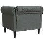 Sillón Chesterfield de tela gris oscuro de , Sofás - Ref: Foro24-372539, Precio: 184,51 €, Descuento: %