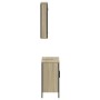 Set de muebles de baño 2 pzas madera contrachapada roble Sonoma de , Muebles de baño - Ref: Foro24-3214781, Precio: 110,38 €,...
