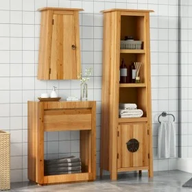 Conjunto de muebles de baño 2 piezas madera maciza de pino de , Muebles de baño - Ref: Foro24-3223460, Precio: 541,84 €, Desc...