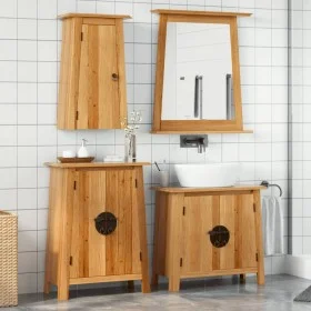 Conjunto de muebles de baño 3 piezas madera maciza de pino de , Muebles de baño - Ref: Foro24-3223457, Precio: 450,04 €, Desc...