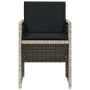 Sillones de jardín con cojines 4 uds ratán sintético gris claro de , Sillas de jardín - Ref: Foro24-4007440, Precio: 178,92 €...