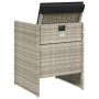 Sillones de jardín con cojines 4 uds ratán sintético gris claro de , Sillas de jardín - Ref: Foro24-4007440, Precio: 178,92 €...