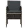 Sillones de jardín con cojines 4 uds ratán sintético gris de , Sillas de jardín - Ref: Foro24-4007437, Precio: 179,21 €, Desc...