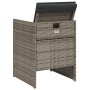 Sillones de jardín con cojines 4 uds ratán sintético gris de , Sillas de jardín - Ref: Foro24-4007437, Precio: 179,21 €, Desc...