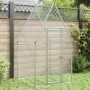 Jaula para gallinas acero galvanizado plateado 100x100x190 cm de , Jaulas y habitáculos para animales pequeños - Ref: Foro24-...