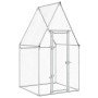Jaula para gallinas acero galvanizado plateado 100x100x190 cm de , Jaulas y habitáculos para animales pequeños - Ref: Foro24-...
