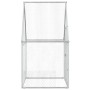Jaula para gallinas acero galvanizado plateado 100x100x190 cm de , Jaulas y habitáculos para animales pequeños - Ref: Foro24-...