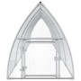 Jaula para gallinas acero galvanizado plateado 600x105x120 cm de , Jaulas y habitáculos para animales pequeños - Ref: Foro24-...