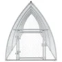 Jaula para gallinas acero galvanizado plateado 600x105x120 cm de , Jaulas y habitáculos para animales pequeños - Ref: Foro24-...