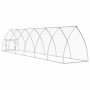 Jaula para gallinas acero galvanizado plateado 600x105x120 cm de , Jaulas y habitáculos para animales pequeños - Ref: Foro24-...