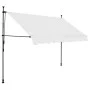 Toldo manual retráctil con LED crema 300 cm de vidaXL, Toldos - Ref: Foro24-145873, Precio: 94,72 €, Descuento: %