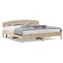 Estructura de cama con cabecero madera maciza pino 180x200 cm de , Camas y somieres - Ref: Foro24-3207197, Precio: 174,51 €, ...