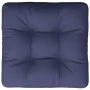 Cojín para sofá de palets tela azul marino 60x61,5x10 cm de , Cojines para sillas y sofás - Ref: Foro24-378222, Precio: 26,43...