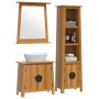 Conjunto de muebles de baño 3 piezas madera maciza de pino de , Muebles de baño - Ref: Foro24-3223462, Precio: 607,71 €, Desc...
