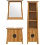Conjunto de muebles de baño 3 piezas madera maciza de pino de , Muebles de baño - Ref: Foro24-3223462, Precio: 607,71 €, Desc...