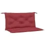 Cojines de banco de jardín 2 uds rojo tinto 100x50x7 cm de , Cojines para sillas y sofás - Ref: Foro24-361668, Precio: 35,88 ...