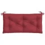 Cojines de banco de jardín 2 uds rojo tinto 100x50x7 cm de , Cojines para sillas y sofás - Ref: Foro24-361668, Precio: 35,88 ...