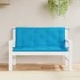 Cojines de banco de jardín 2 uds azul claro 120x50x7 cm de , Cojines para sillas y sofás - Ref: Foro24-361682, Precio: 36,82 ...
