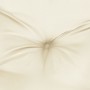 Cojines de banco de jardín 2 uds blanco crema 120x50x7 cm de , Cojines para sillas y sofás - Ref: Foro24-361680, Precio: 40,1...