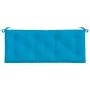 Cojines de banco de jardín 2 uds azul claro 120x50x7 cm de , Cojines para sillas y sofás - Ref: Foro24-361682, Precio: 36,82 ...